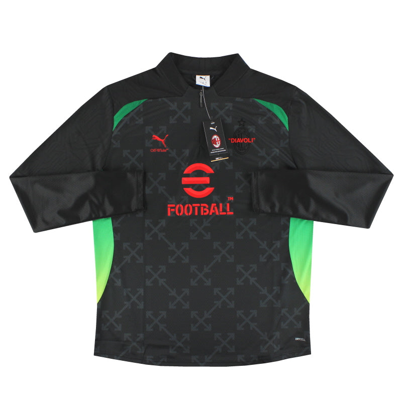2024-25 AC Milan Puma x Off-White 1/4 Zip Pre-Match Top *w