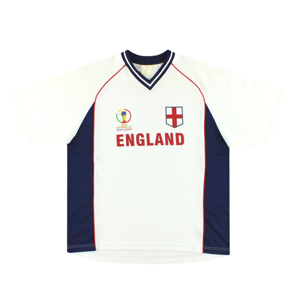2002 England World Cup Training Shirt L | Vintage Football Shirts