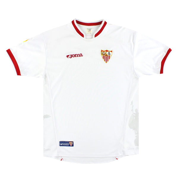 CAMISETA OFICIAL VINTAGE SEVILLA FC JOMA TALLA XL DE FEAFV ROHEPI Nº 4 ALFARO