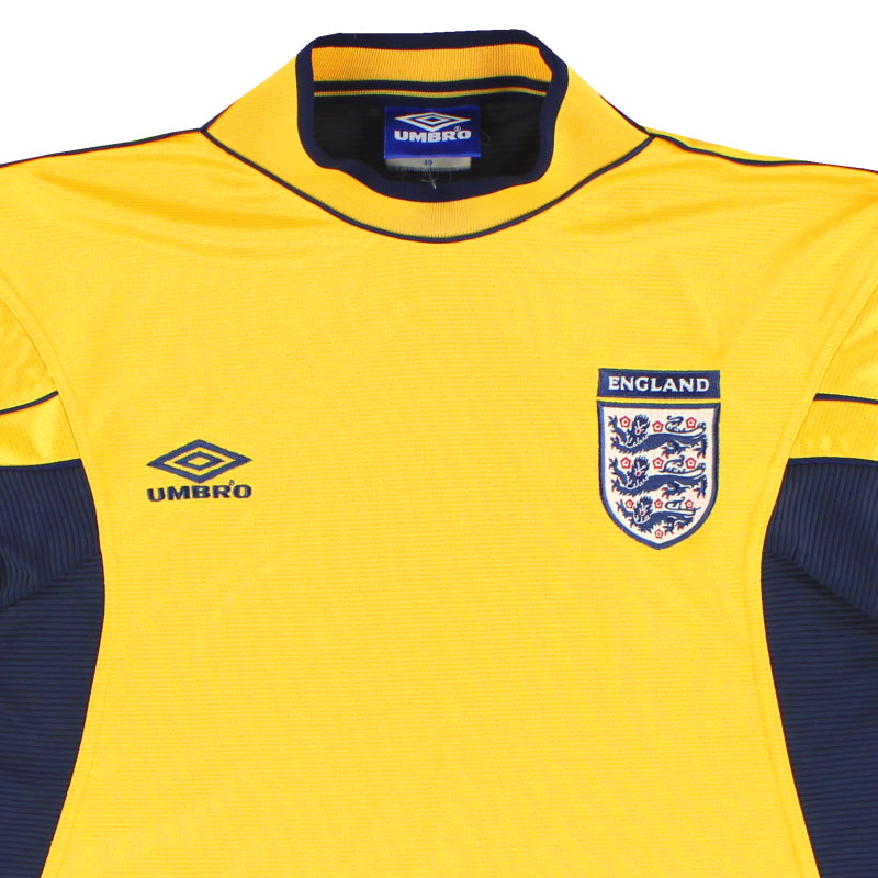 【レア】1999-01 イングランド アンブロ ゴールキーパーシャツUMBRO 1999-01 England Umbro Goalkeeper Shirt Y | Vintage Football Shirts