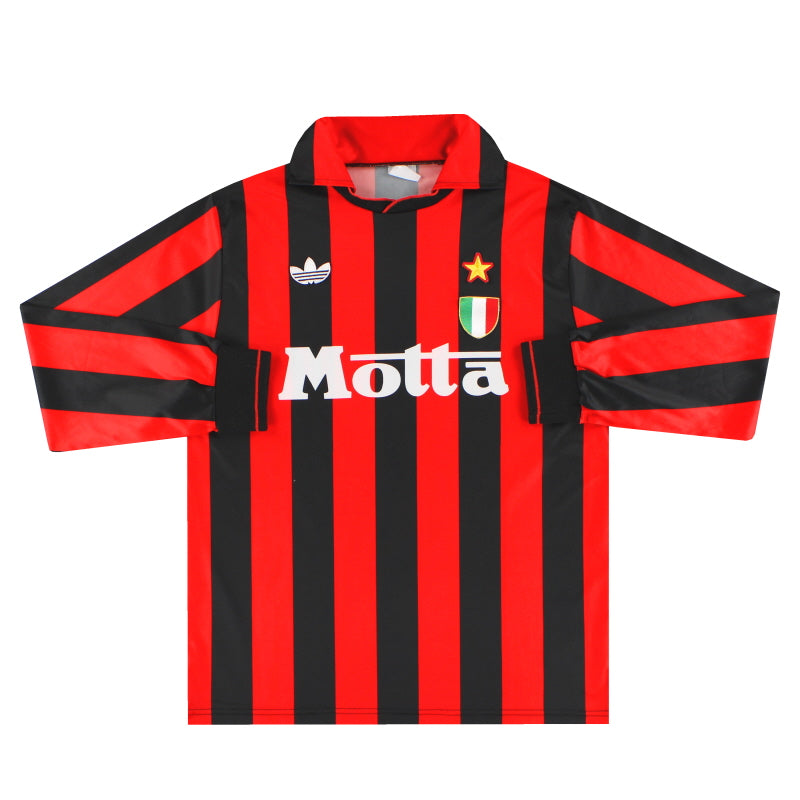 1992-93 AC Milan adidas Home Shirt L/S M 29224 | Vintage Football