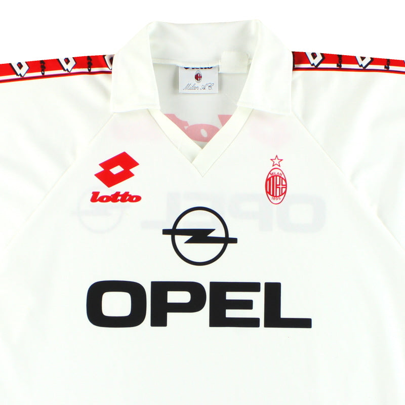 1994-95 AC Milan Lotto Training Shirt L | Vintage Football Shirts