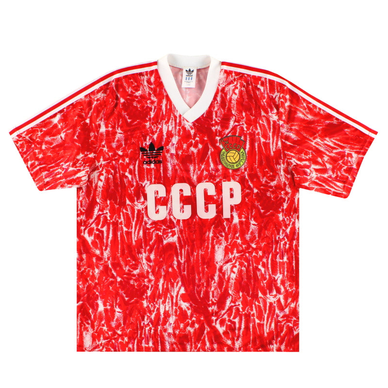 1989-91 Soviet Union adidas Home Shirt *Mint* XL 301084 | Vintage
