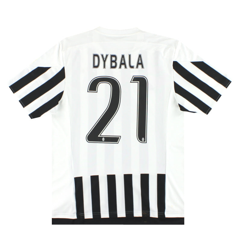 2015-16 Juventus adidas Home Shirt Dybala #21 L AA0336 Vintage