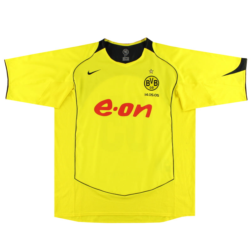 2004-05 Borussia Dortmund Nike Home Shirt Derbysieger #05 XXL