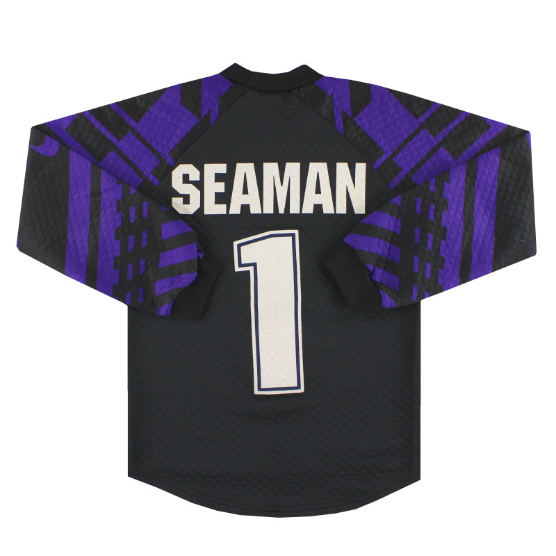 1995-97 Arsenal Goalkeeper Shirt Seaman #1 L.Boys | Vintage