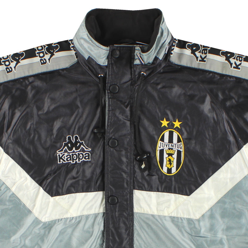 1995-97 Juventus Kappa Padded Bench Coat L | Vintage Football Shirts