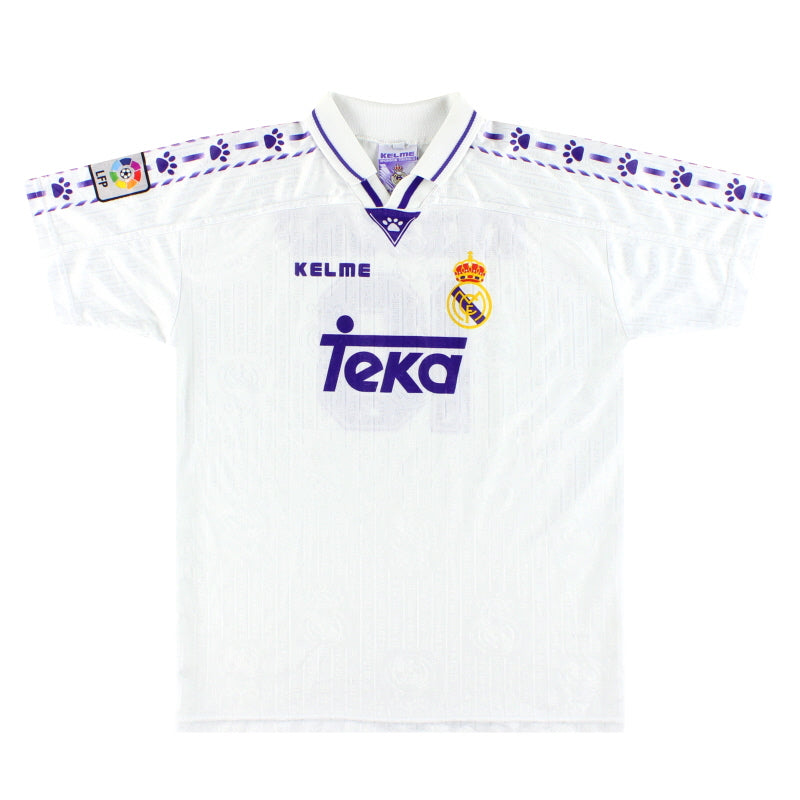 1996-97 Real Madrid Kelme Home Shirt Seedorf #10 Y | Vintage