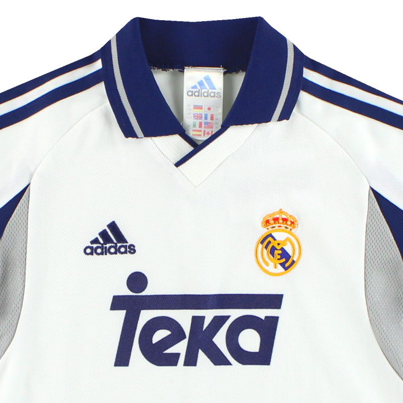 2000-01 Real Madrid adidas Home Shirt Y 634259 | Vintage Football