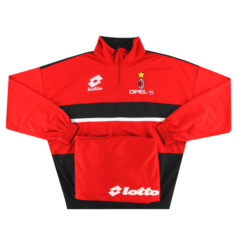 1995-96 AC Milan Lotto 1/4 Zip Tracksuit *BNIB* XXL | Vintage