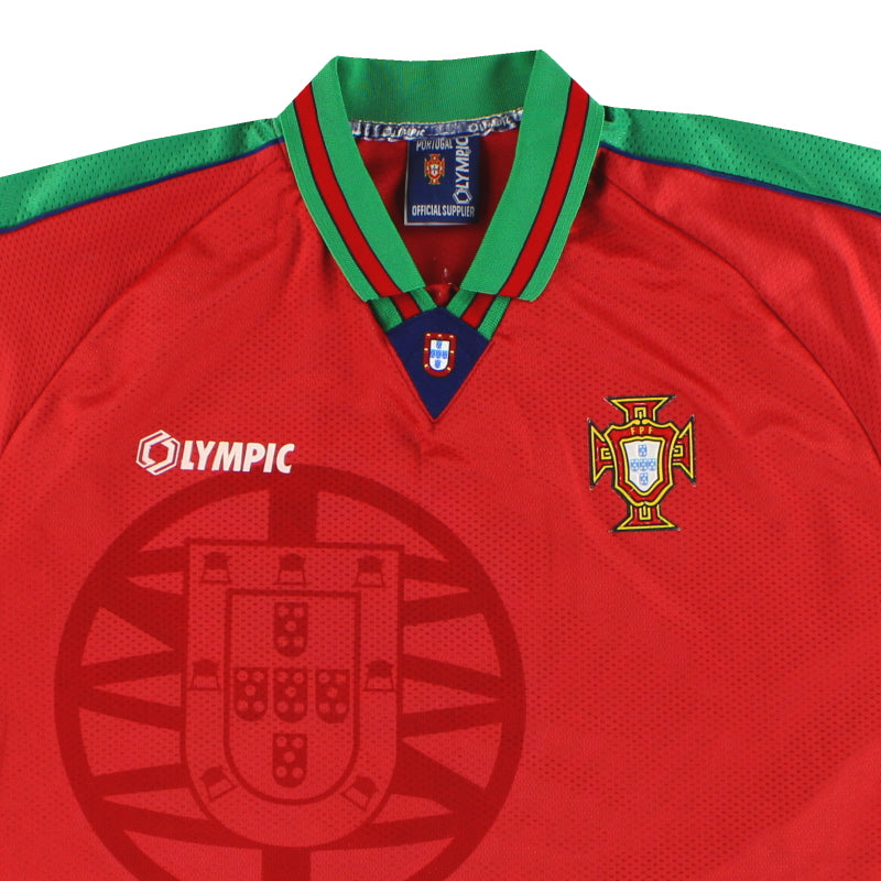 1996-97 Portugal Home Shirt XL | Vintage Football Shirts