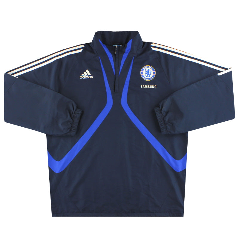 2009-10 Chelsea adidas 1/4 Zip Top XL E83980 | Vintage Football Shirts