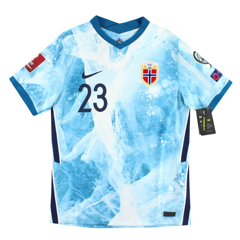 2020-22 Norway Nike Away Shirt Haaland #23 *w/tags* M CD0717-100