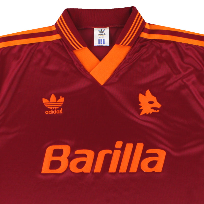 1992-94 Roma adidas Home Shirt *As New* M | Vintage Football Shirts