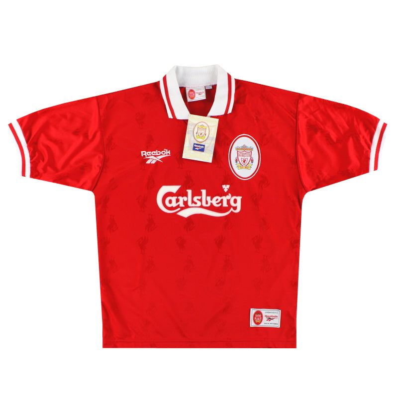 1996-98 Liverpool Reebok Home Shirt *w/tags* M 961733 | Vintage
