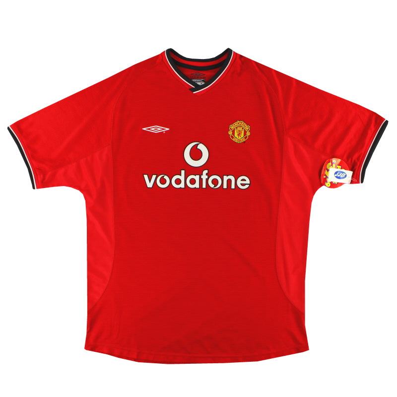 2000-02 Manchester United Umbro Home Shirt *w/tags* XL 735528