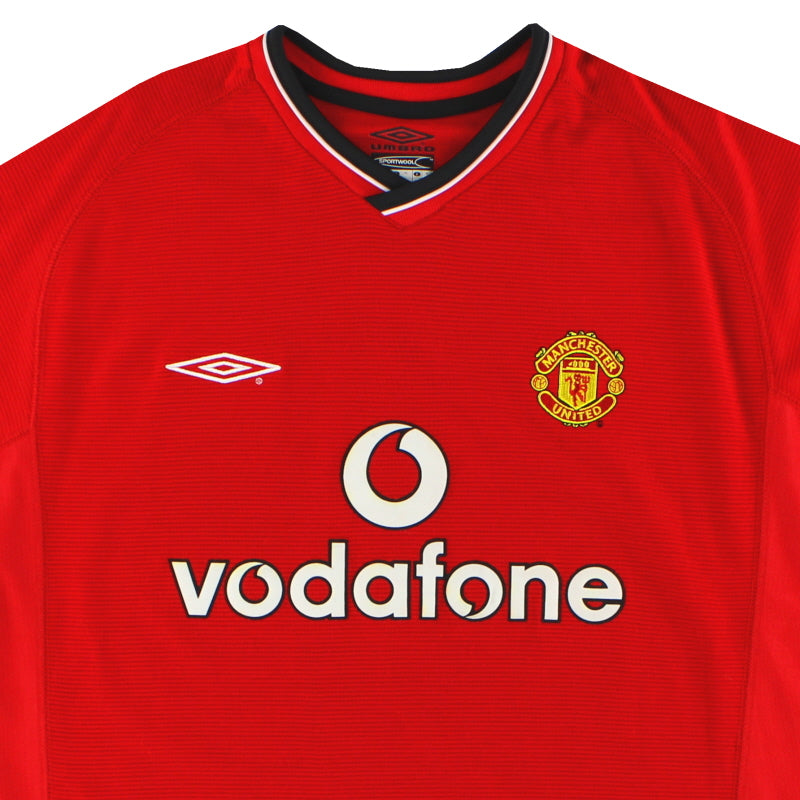 2000-02 Manchester United Umbro Home Shirt *w/tags* XL 735528