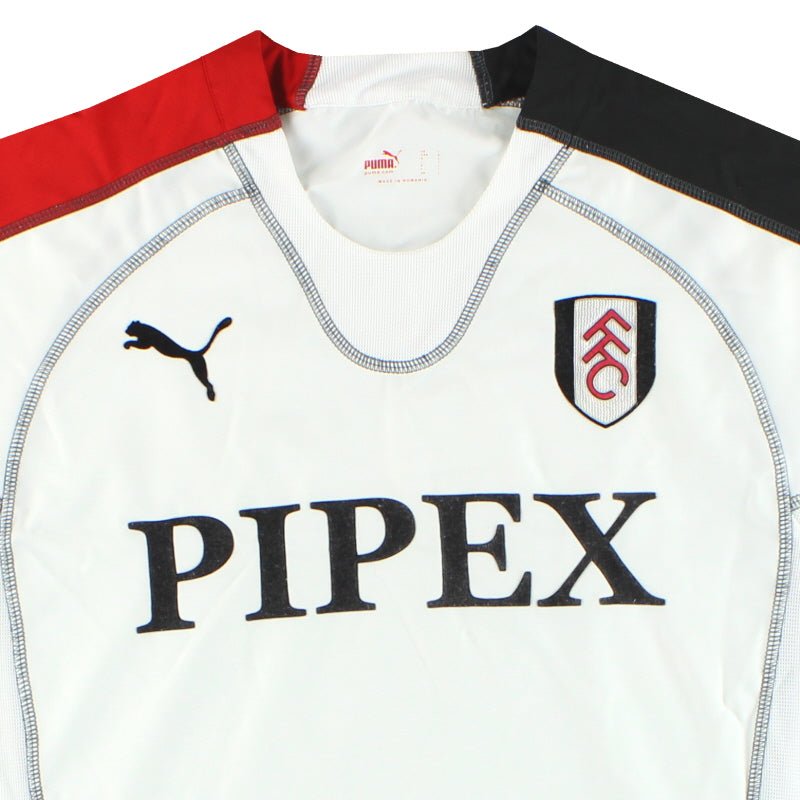 2005-06 Fulham Puma Home Shirt L | Vintage Football Shirts