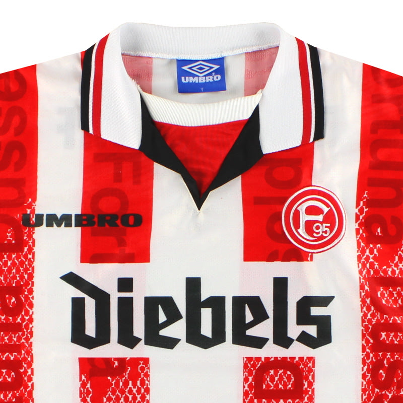 1996-98 Fortuna Dusseldorf Umbro Home Shirt Y | Vintage Football