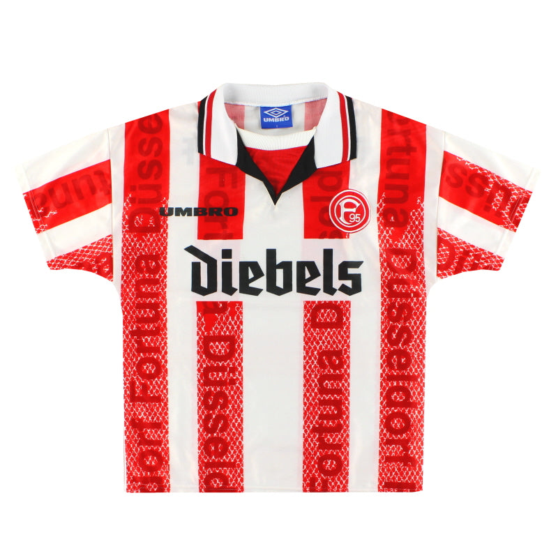 1996-98 Fortuna Dusseldorf Umbro Home Shirt Y | Vintage Football