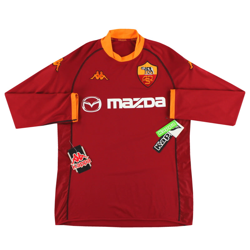 2002-03 Roma Kappa Home Shirt L/S *w/tags* XXL 302PGA0 | Vintage