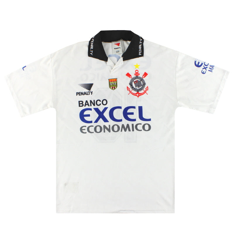 1997 Corinthians Penalty Home Shirt #10 L | Vintage Football Shirts