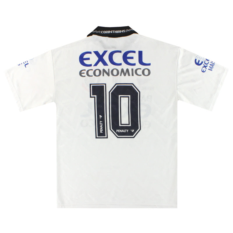 1997 Corinthians Penalty Home Shirt #10 L | Vintage Football Shirts