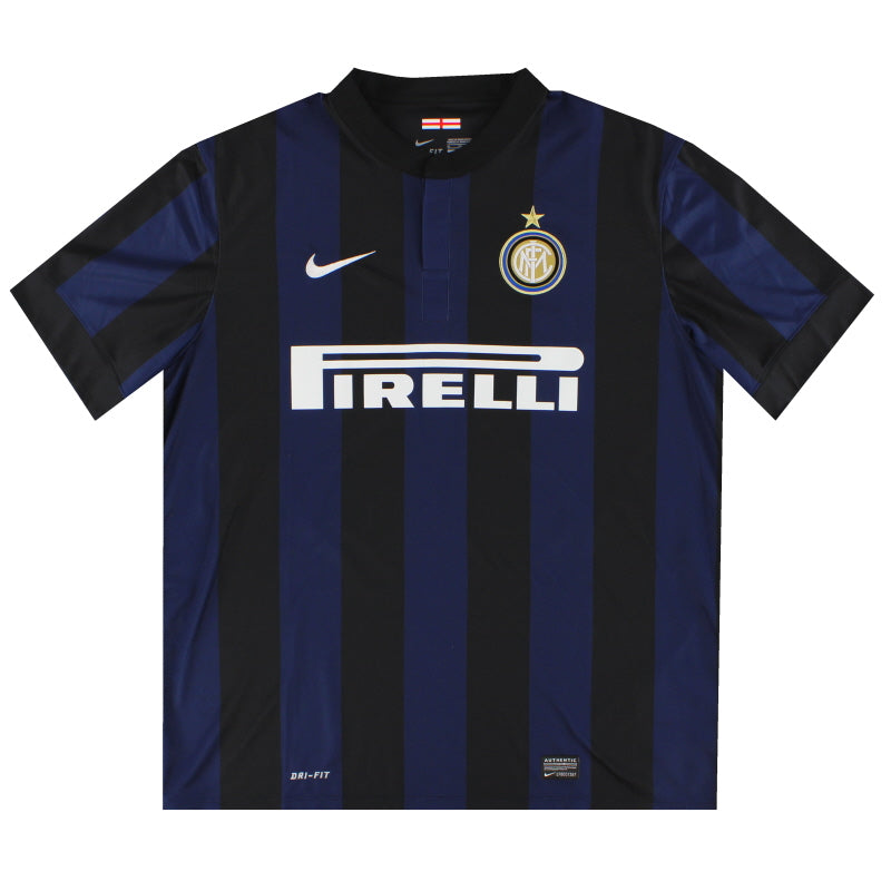2013-14 Inter Milan Nike Home Shirt M 532844-411 | Vintage Football Shirts