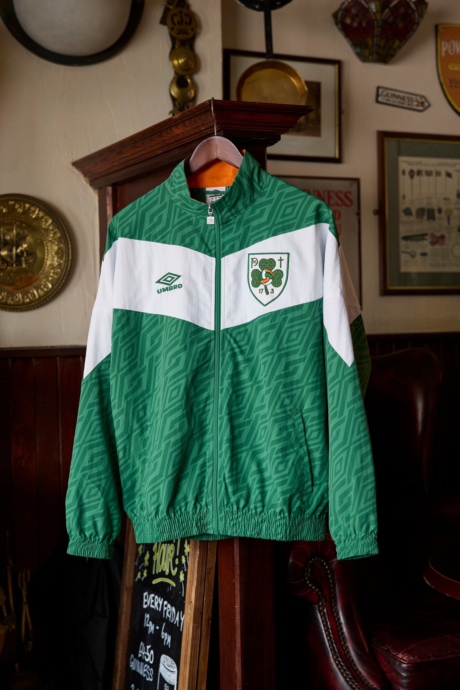 2026 Ireland Umbro 17-3 'St Patrick's Day' Track Jacket *BNIB
