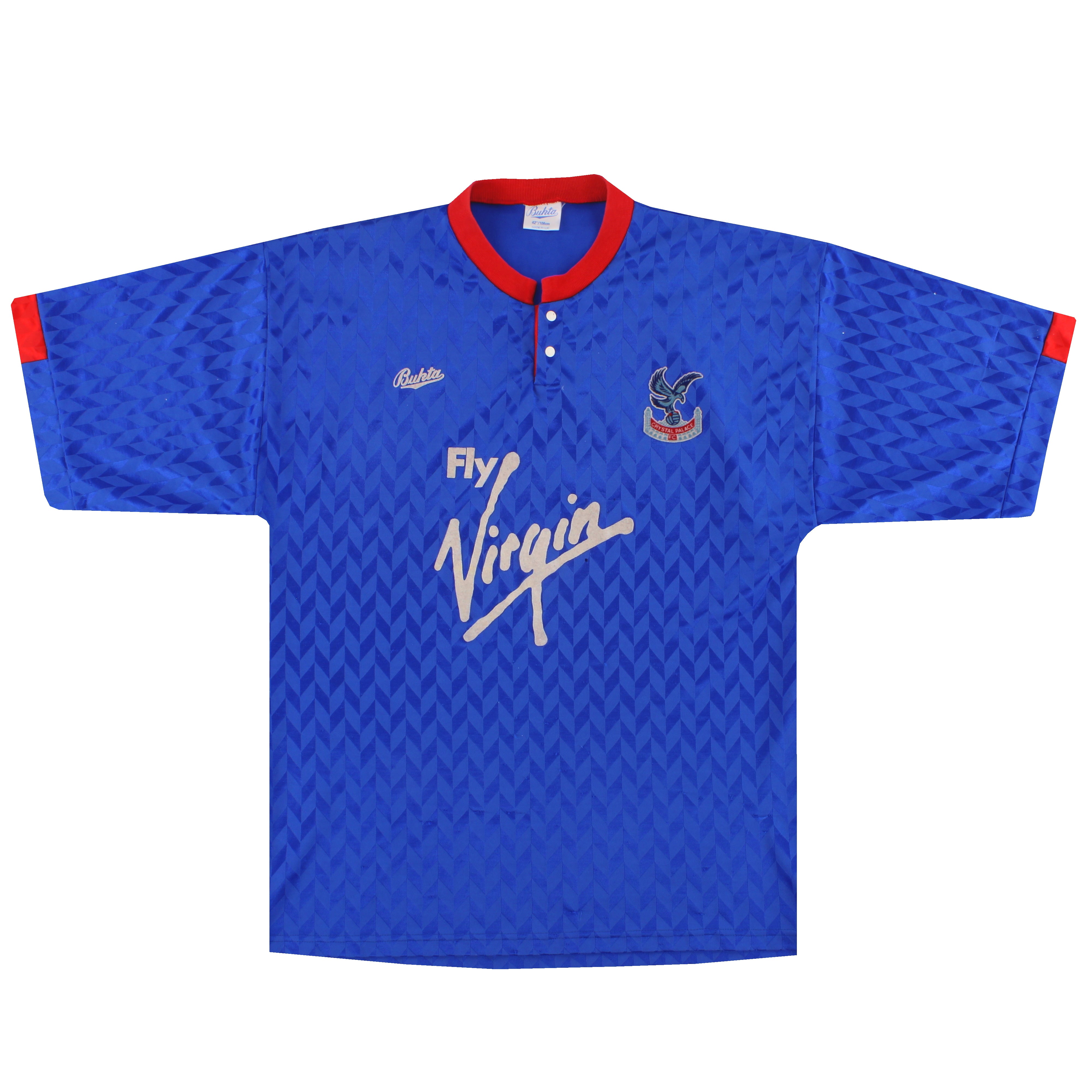 1990-91 Crystal Palace Bukta Away Shirt L | Vintage Football Shirts
