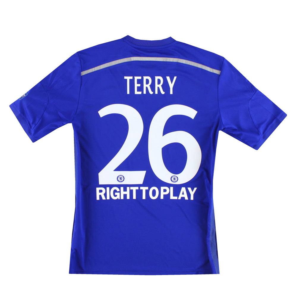 2014-15 Chelsea adidas CL Home Shirt Terry #26 M G92151 | Vintage