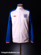 England World Cup 2010 White Knit Jacket *BNWT* S Jacket