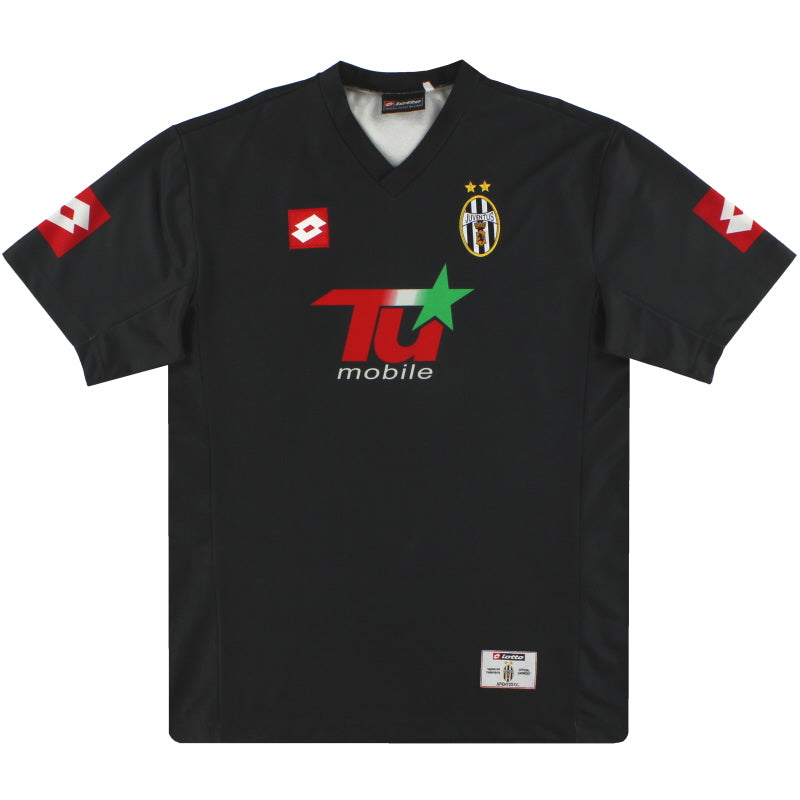 2001-02 Juventus Lotto CL Away Shirt Trezeguet #17 *Mint* L