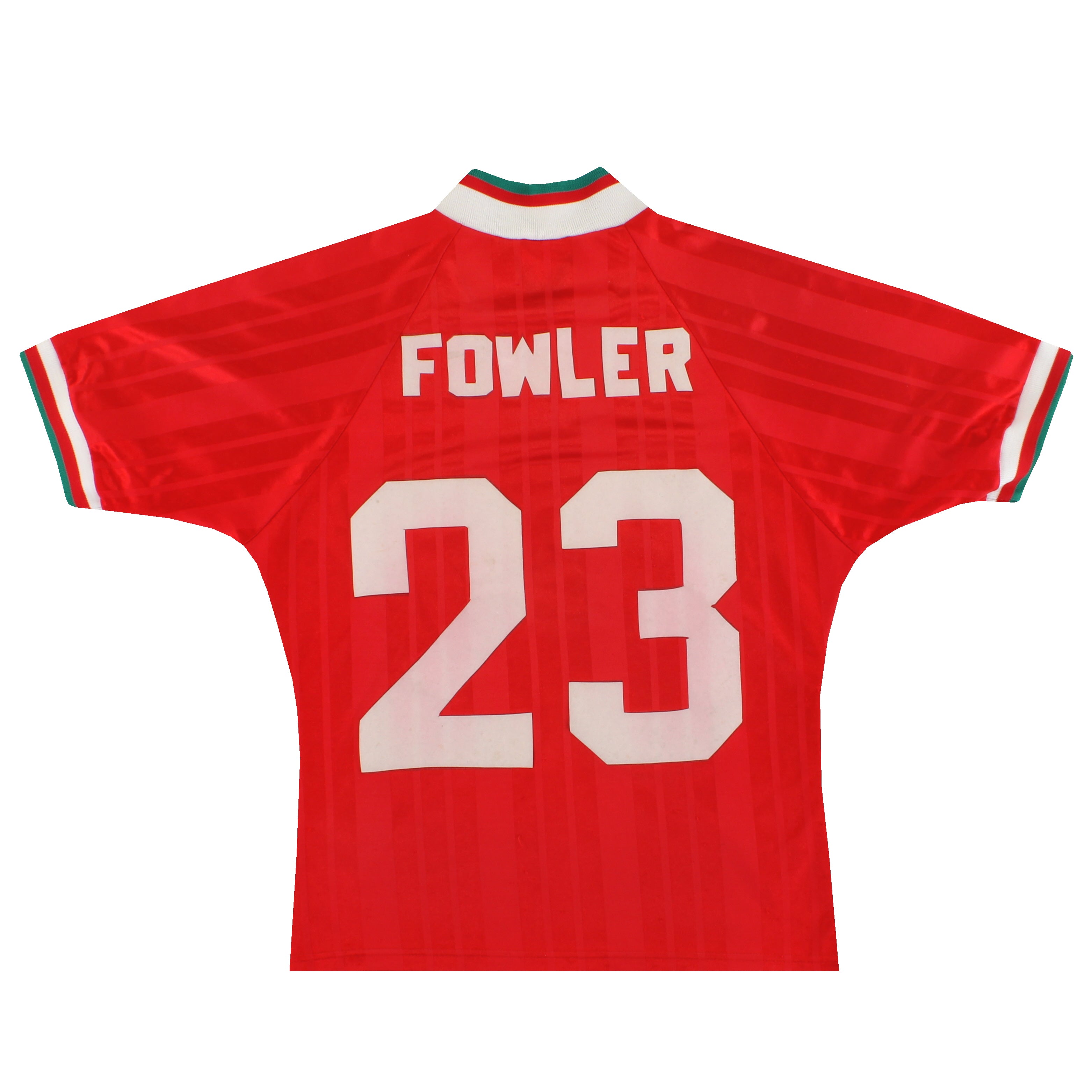 1993-95 Liverpool adidas Home Shirt Fowler #23 Y | Vintage