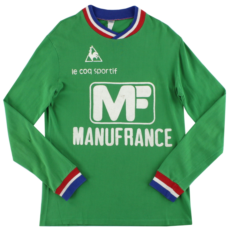 1975-76 Saint Etienne Le Coq Sportif Home Shirt L/S S