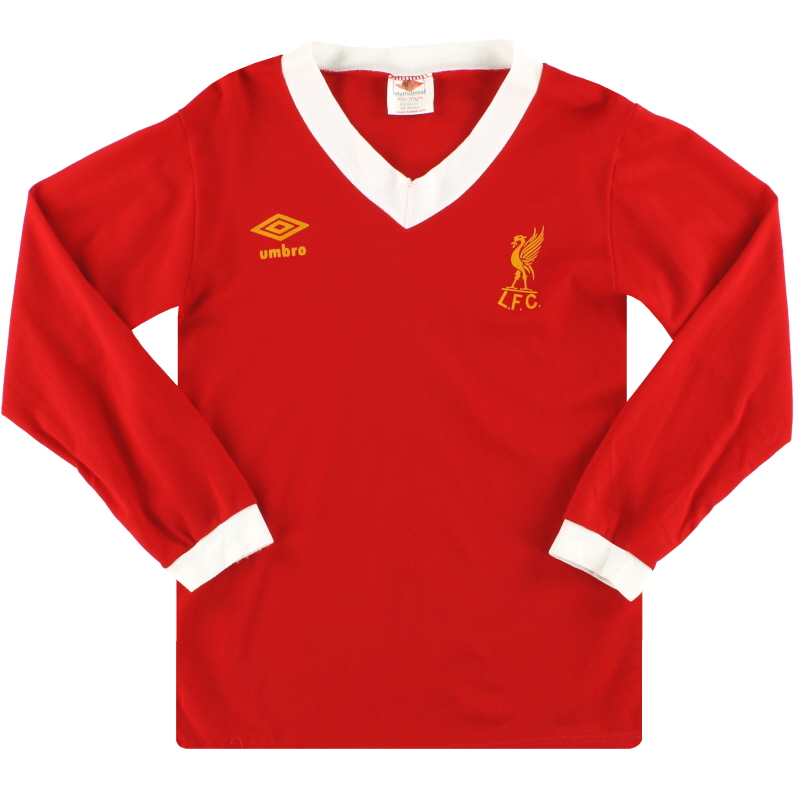 1979-82 Liverpool Umbro Home Shirt L/S *Mint* S