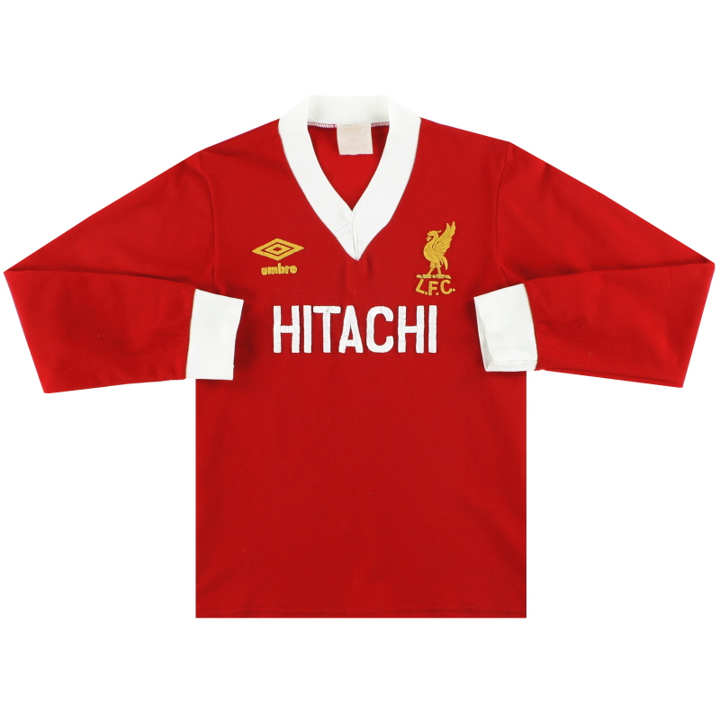 1979-82 Liverpool Umbro Home Shirt L/S Y