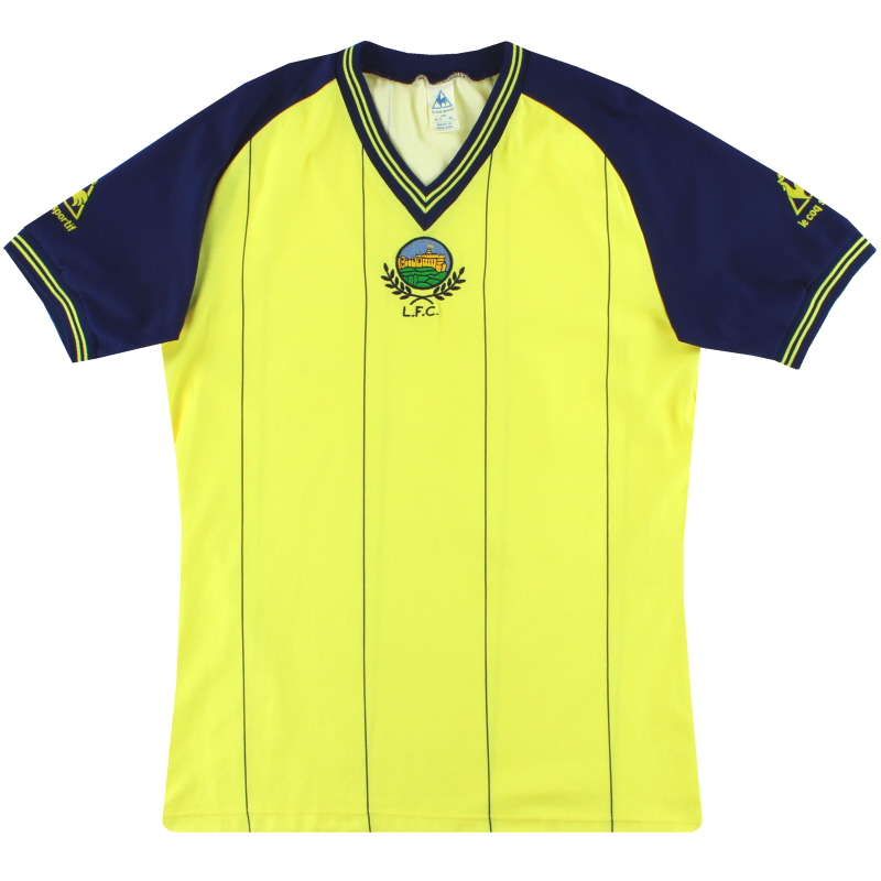 azúcar Mentor Parche 1981-83 Linfield Le Coq Sportif Away Shirt XL