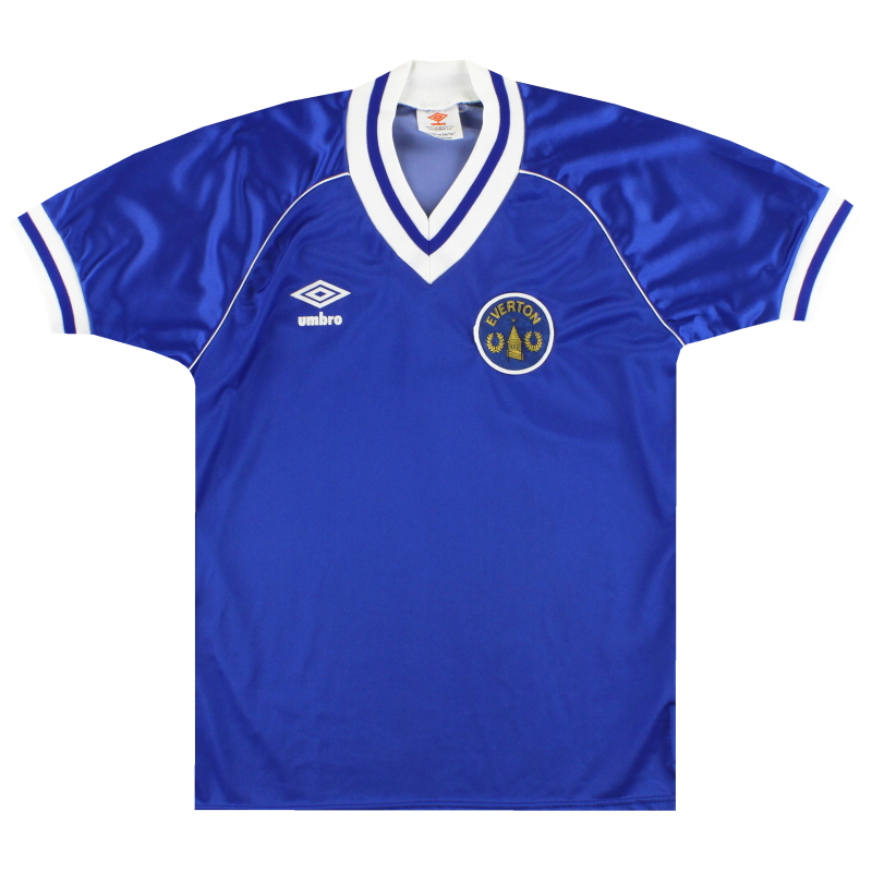 1982-83 Everton Umbro Maglia Home *Menta* S