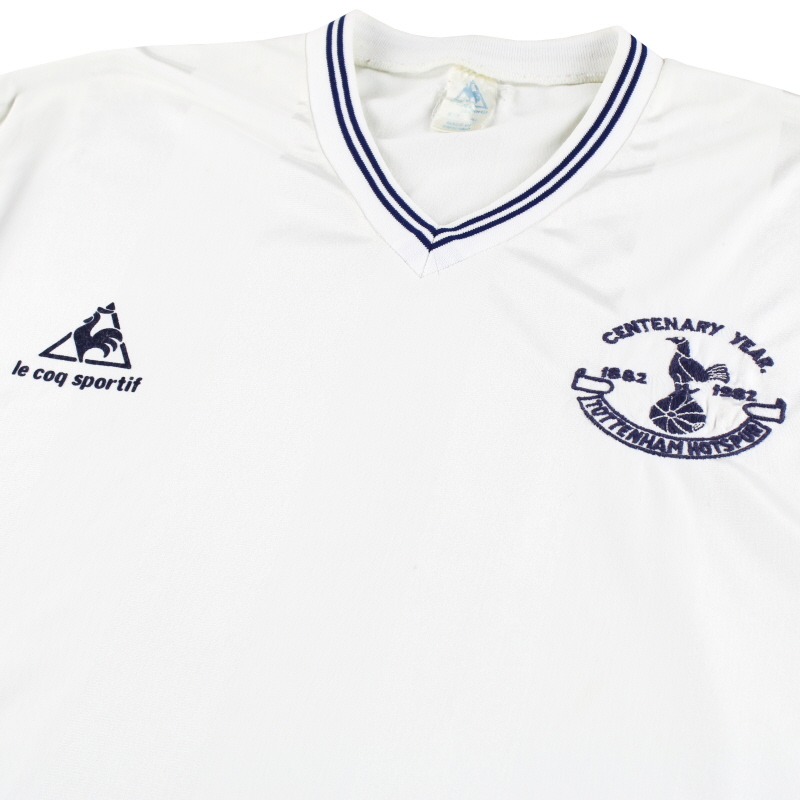 Tottenham Hotspur Centenary 1982 1983 Blue Jersey Shirt Maglia XL