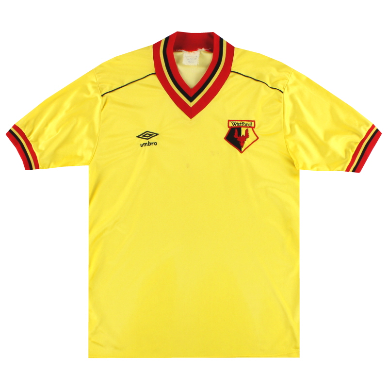 1982-85 Watford Umbro Home Shirt M
