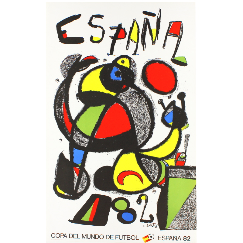 Poster originale della Coppa del mondo di Spagna del 1982 (España).