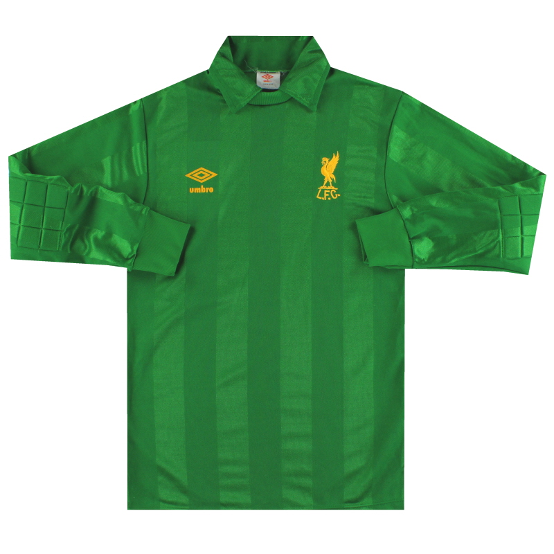1983-84 Maglia portiere Liverpool Umbro n. 1 *Menta* M