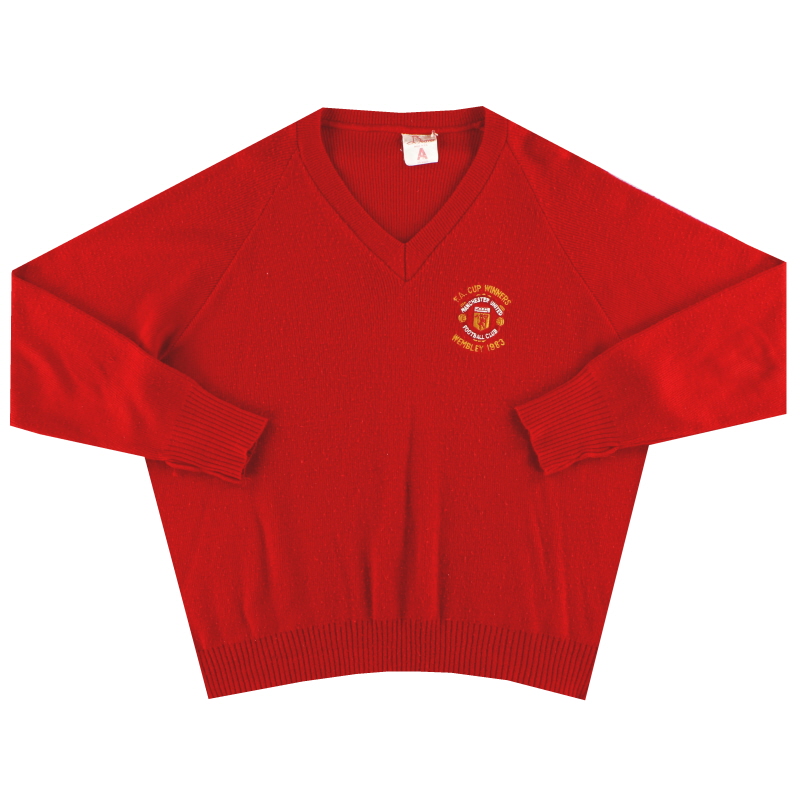 1983 Manchester United Beaver ’FA Cup Winners’ Sweatshirt L