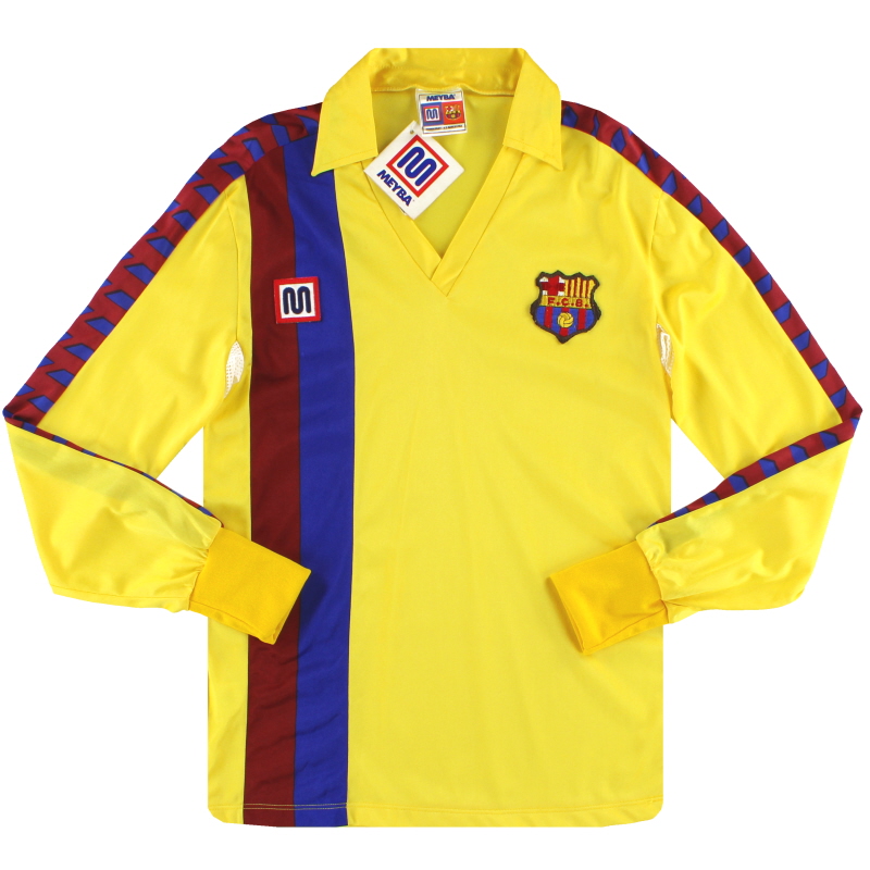 1984-89 Barcelona Meyba Away Shirt *w/tags* L/S XS - 58247
