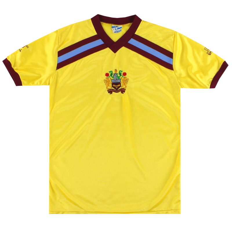 1985-86 Burnley Spall Away 'Cup' Shirt *Mint* M