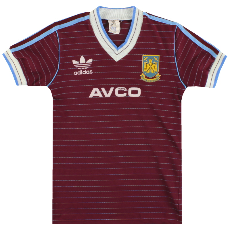 1985-87 West Ham adidas Home Shirt L.Boys