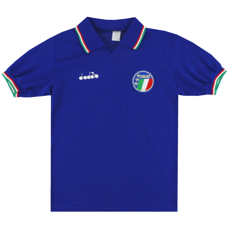 1986-90 Italy Diadora Home Shirt Y