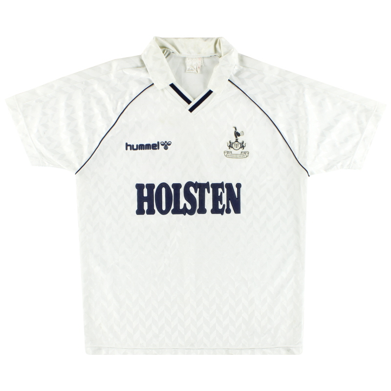 1987-89 Tottenham Hummel Home Shirt XL