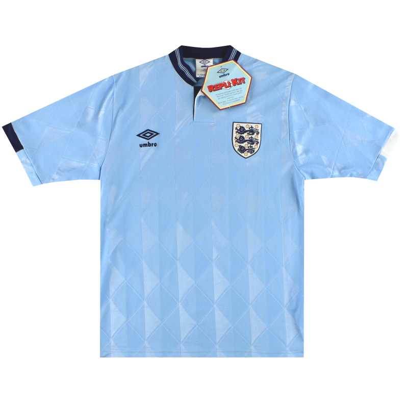 1987-90 Inghilterra Umbro Terza Maglia *con etichette* M - 2420/720010